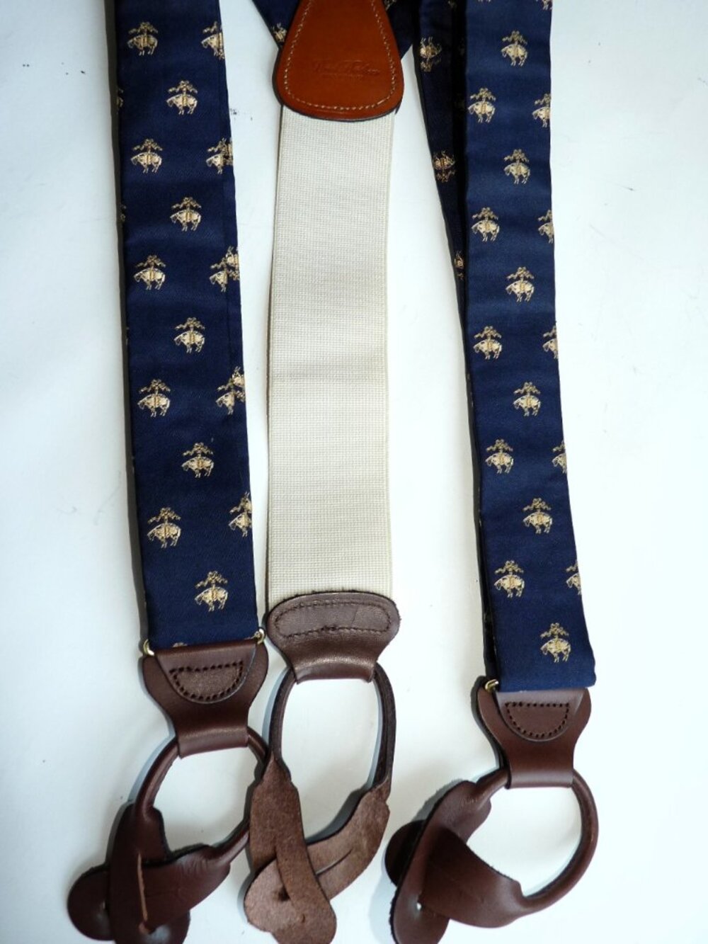 Brooks Brothers Golden Fleece silk Suspenders